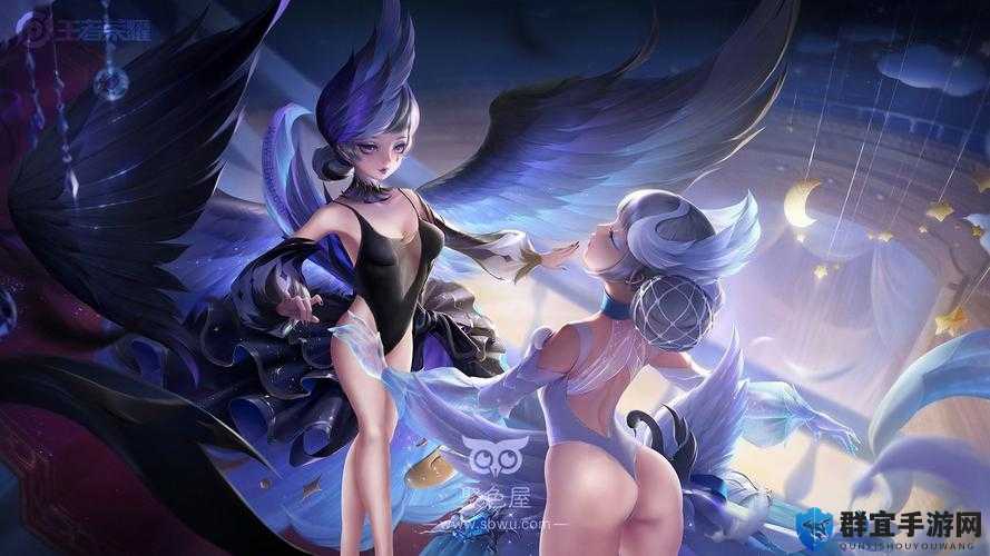 王者荣耀女英雄皮肤去掉服装后的独特视觉呈现