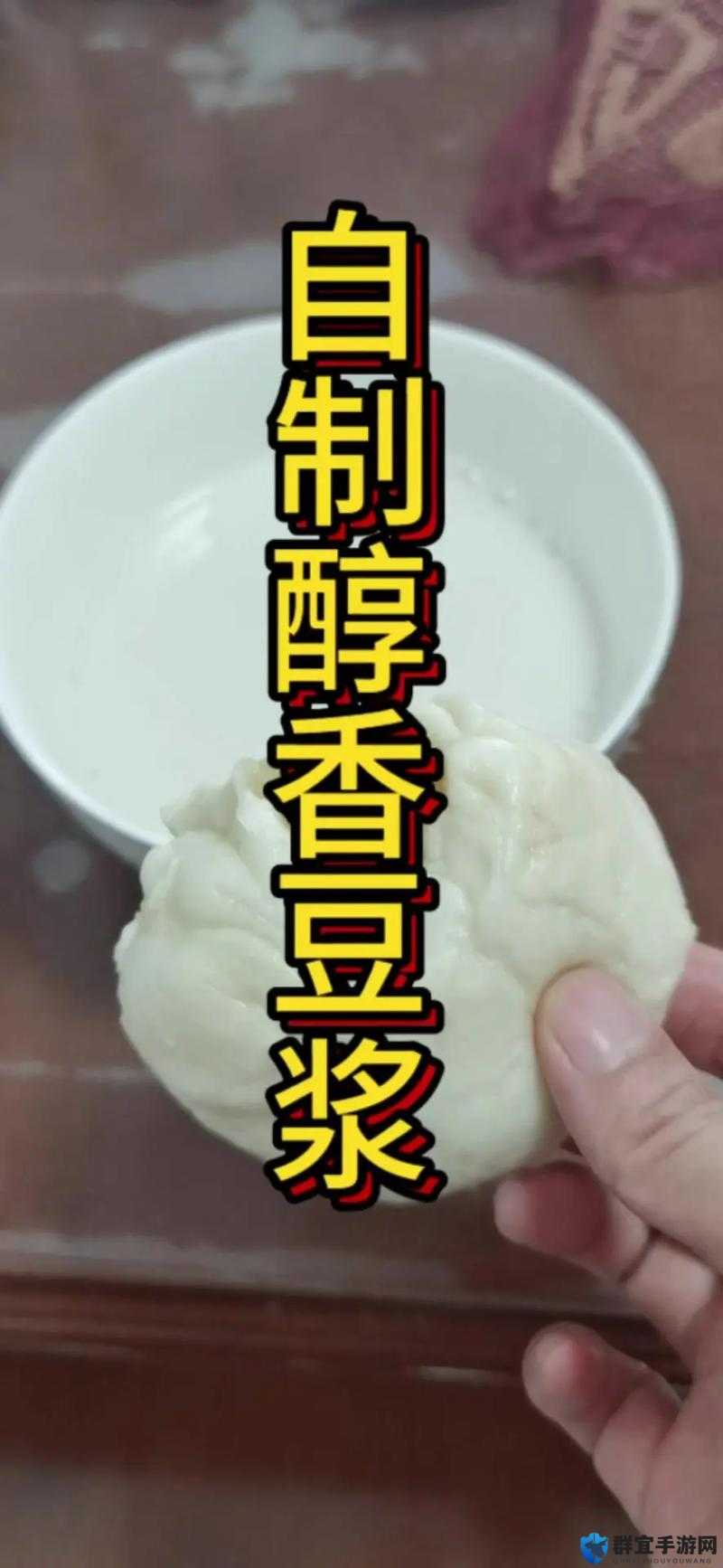 折腾了一个多小时才弄出来的豆浆:真是太不容易了啊