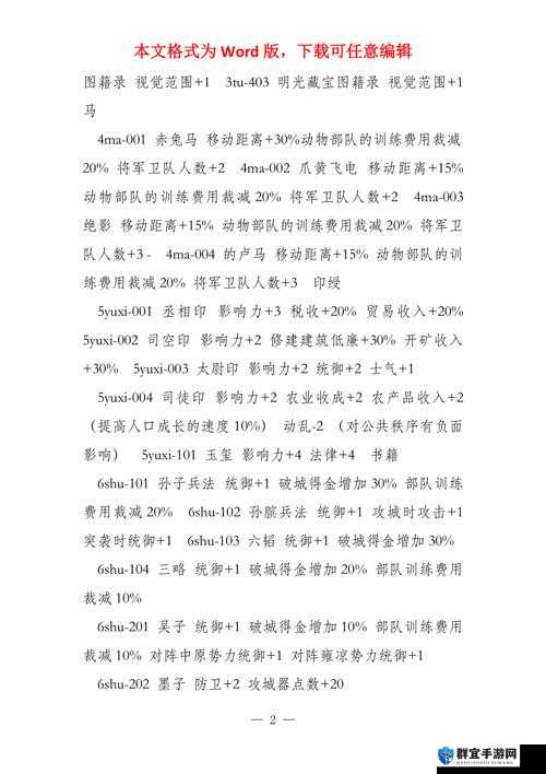 汉之殇全面战争秘籍大全，详细代码分享