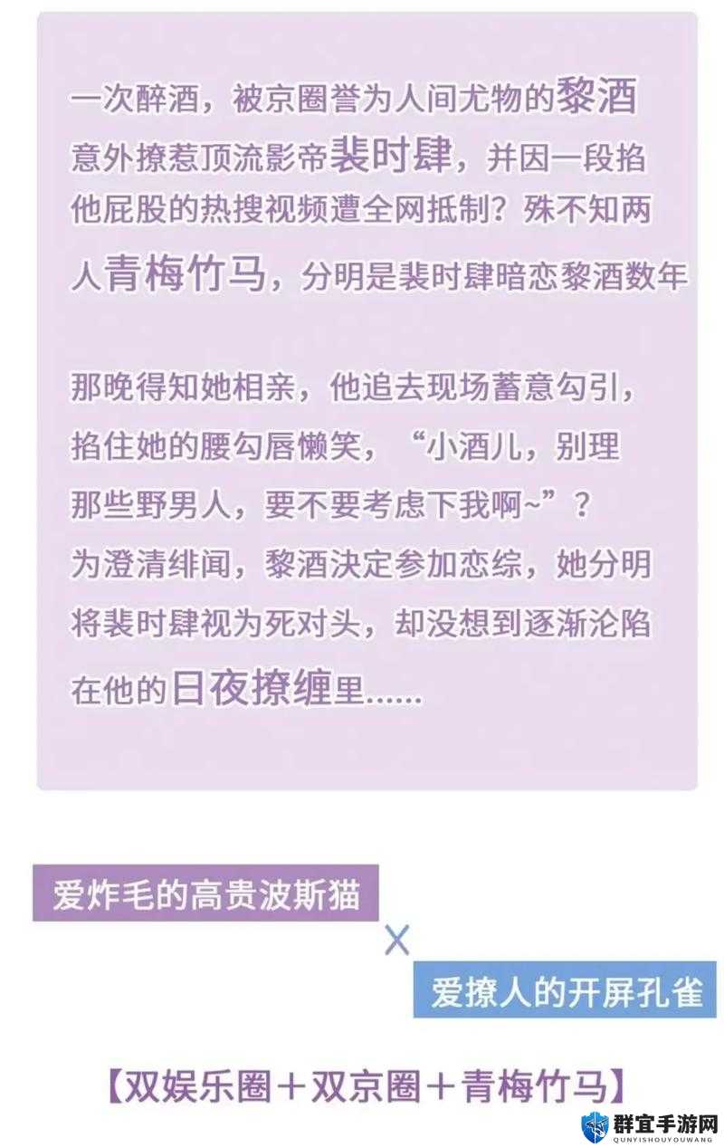 被青梅竹马的学弟给锁定了娱乐圈:一场娱乐圈的奇妙缘分