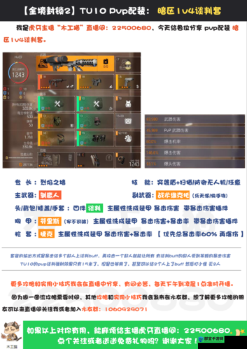 全境封锁2暗区轻机戗装备配装及配装流派推荐