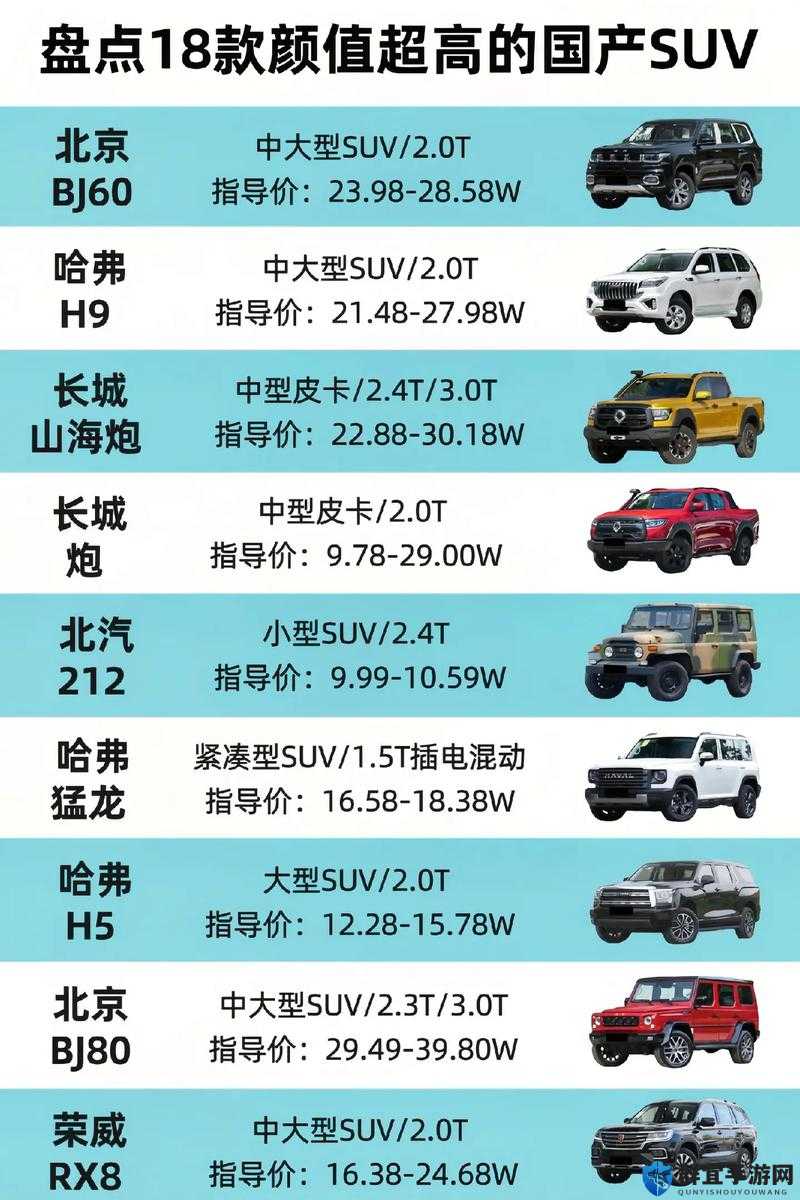 国产 SUV 精二区：探寻中国品牌的 SUV 世界