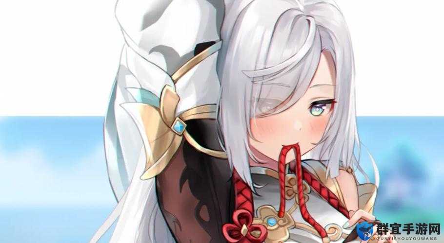 申鹤流口水翻白眼咬铁球之奇特画面展现