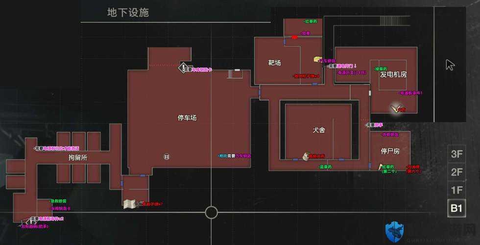 生化危机2重制版里昂篇收集地图全攻略及高清下载地址