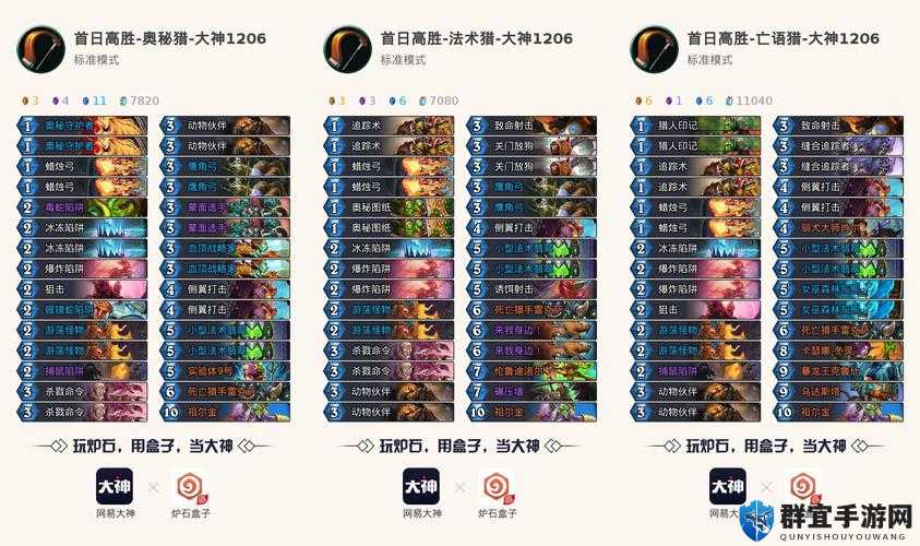 炉石传说拉斯塔哈大乱斗,最新天梯周报大揭秘