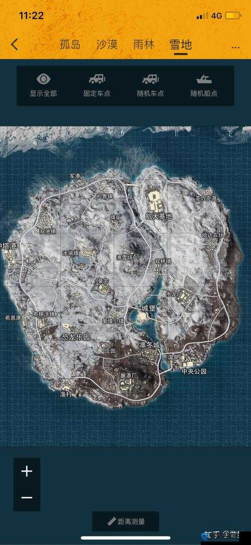 绝地求生雪地地图多大？维寒迪地图大小详细一览
