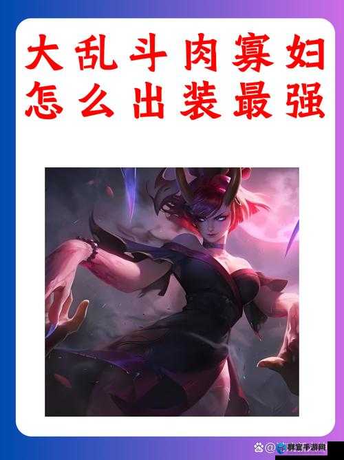 大乱斗肉寡妇怎么出装最强:全方位深度解析指南