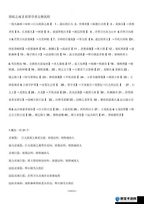 黑暗之魂2新手入门心得分享