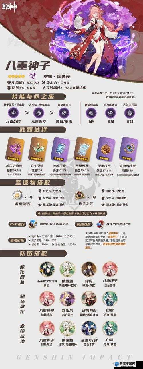 八重神子游戏攻略：如何高效提升角色技能与装备搭配技巧