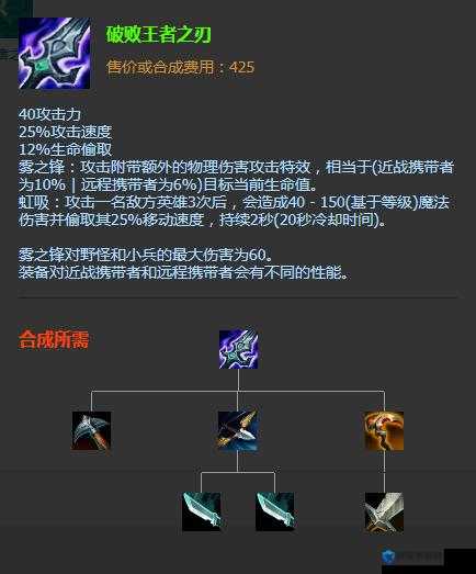 LOL破败王者之刃心得技巧分享