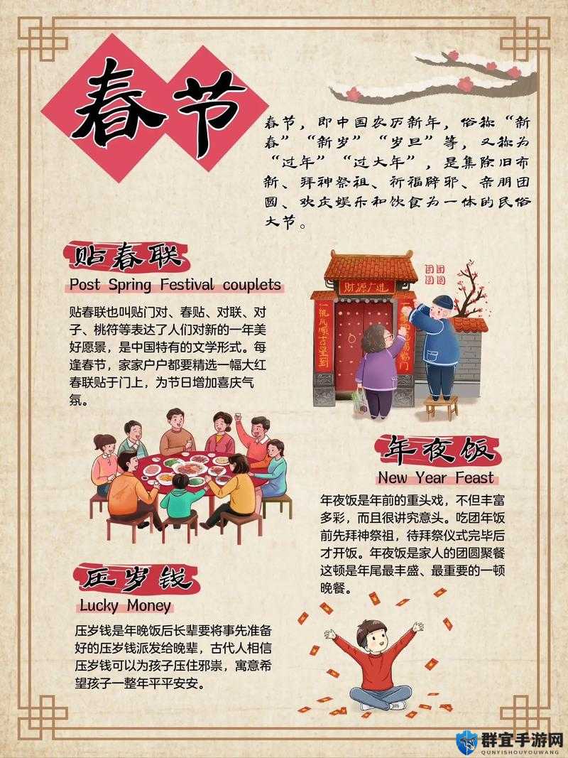春节到底是个怎样的日子?其蕴含的意义与传统习俗大揭秘