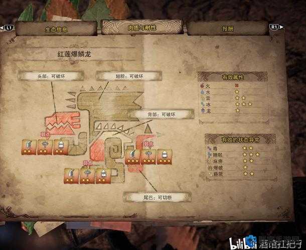 噬神者2新怪物属性及破坏位置详解