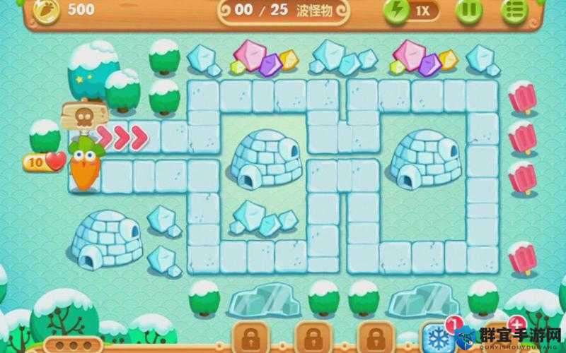 保卫萝卜2雪地第2关攻略深度解析