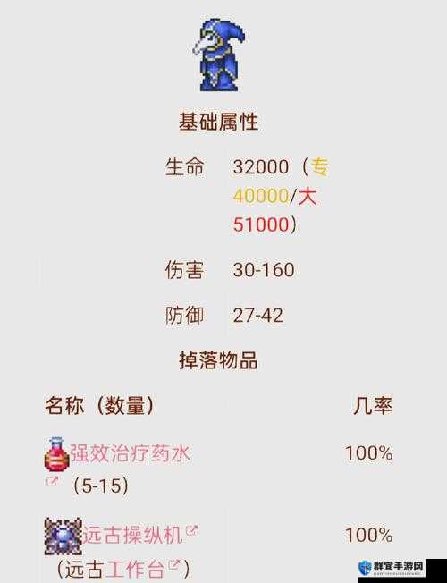 泰拉瑞亚地牢Boss简单打法攻略