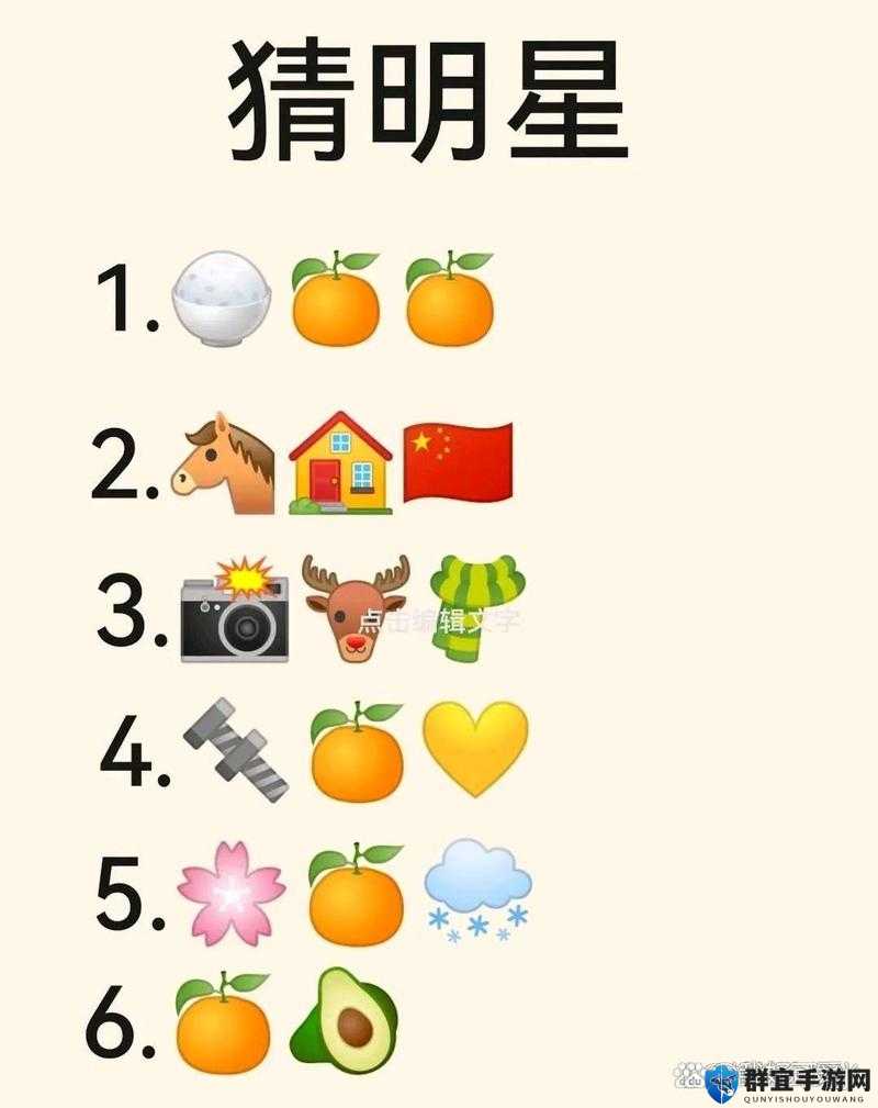 卡通版猜明星脸1.4.0演员答案图解