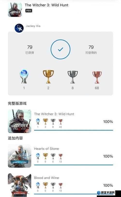 巫师3狂猎石之心白金达成条件深度解析
