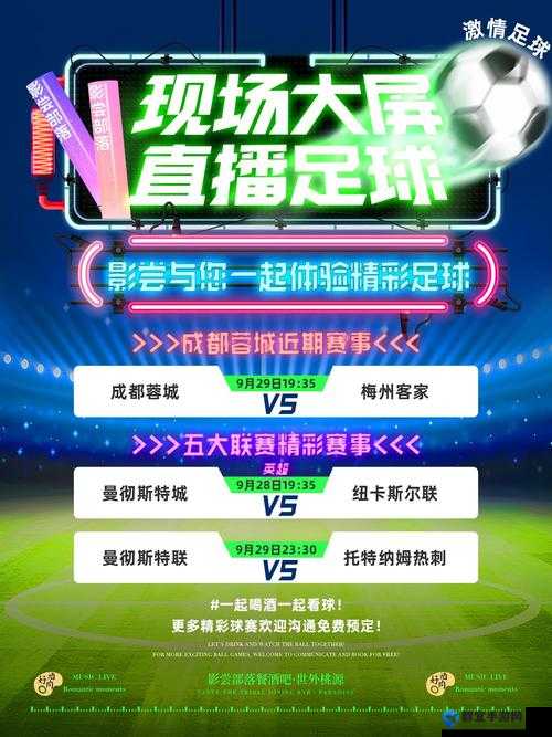 如何观看免费的足球直播？51 网站带你畅享足球盛宴