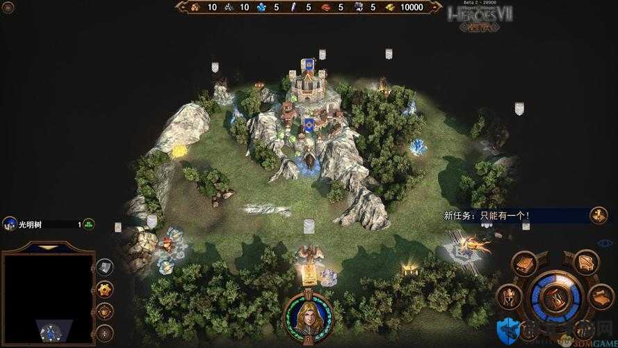 魔法门之英雄无敌7，圣堂城镇建筑招募一览