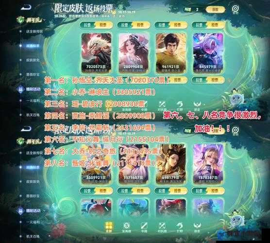 王者荣耀6月新返场 skin2021来袭！错过再等一年？