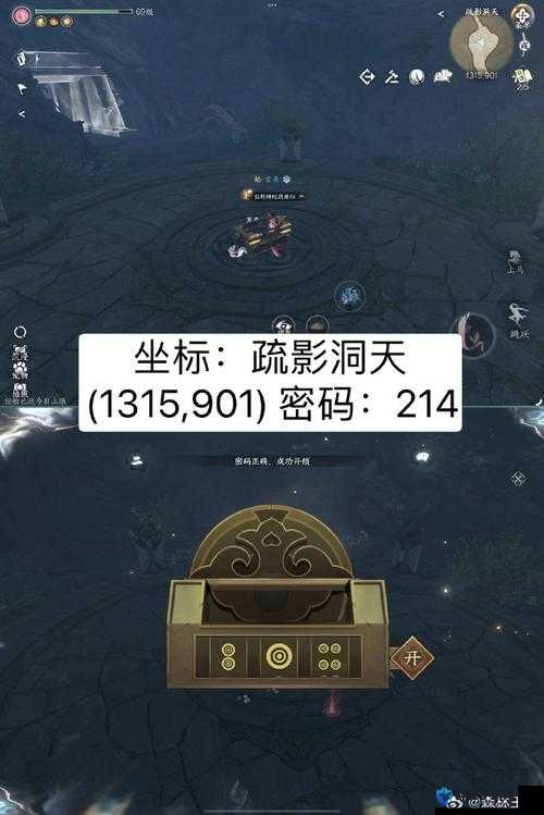 逆水寒手游疏影洞天密码大公开！手把手教你解锁隐藏美景